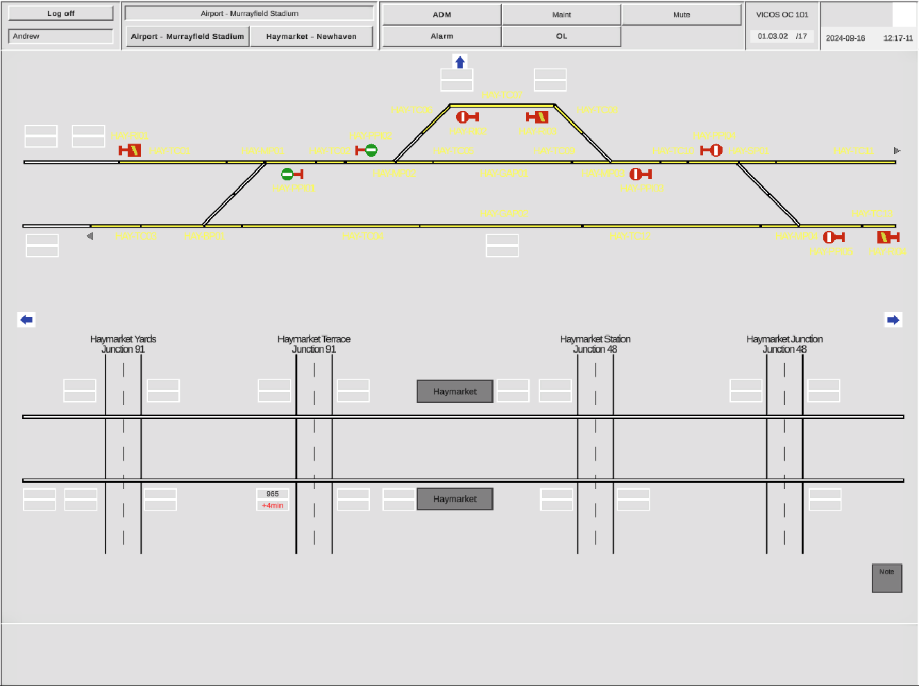 OCC simulation software - Edinburgh view 3